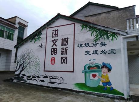 汉源墙绘是现在流行的墙体广告