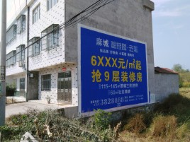 汉源墙体广告质量分析